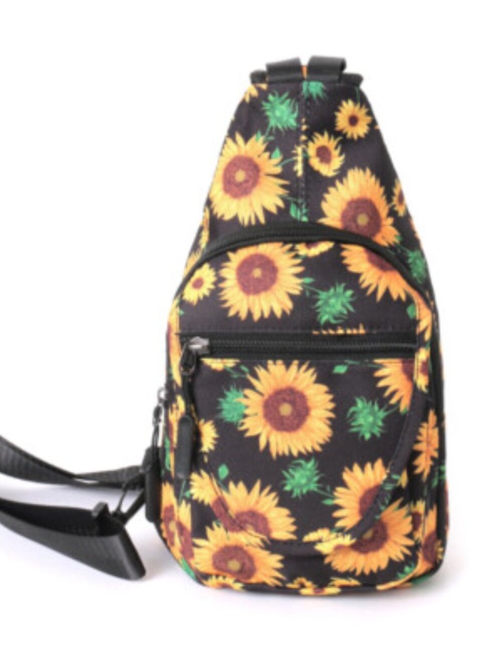 Belt Bag - Sling Bag -Crossbody -3 Compartment -Sunflower Print- NWT